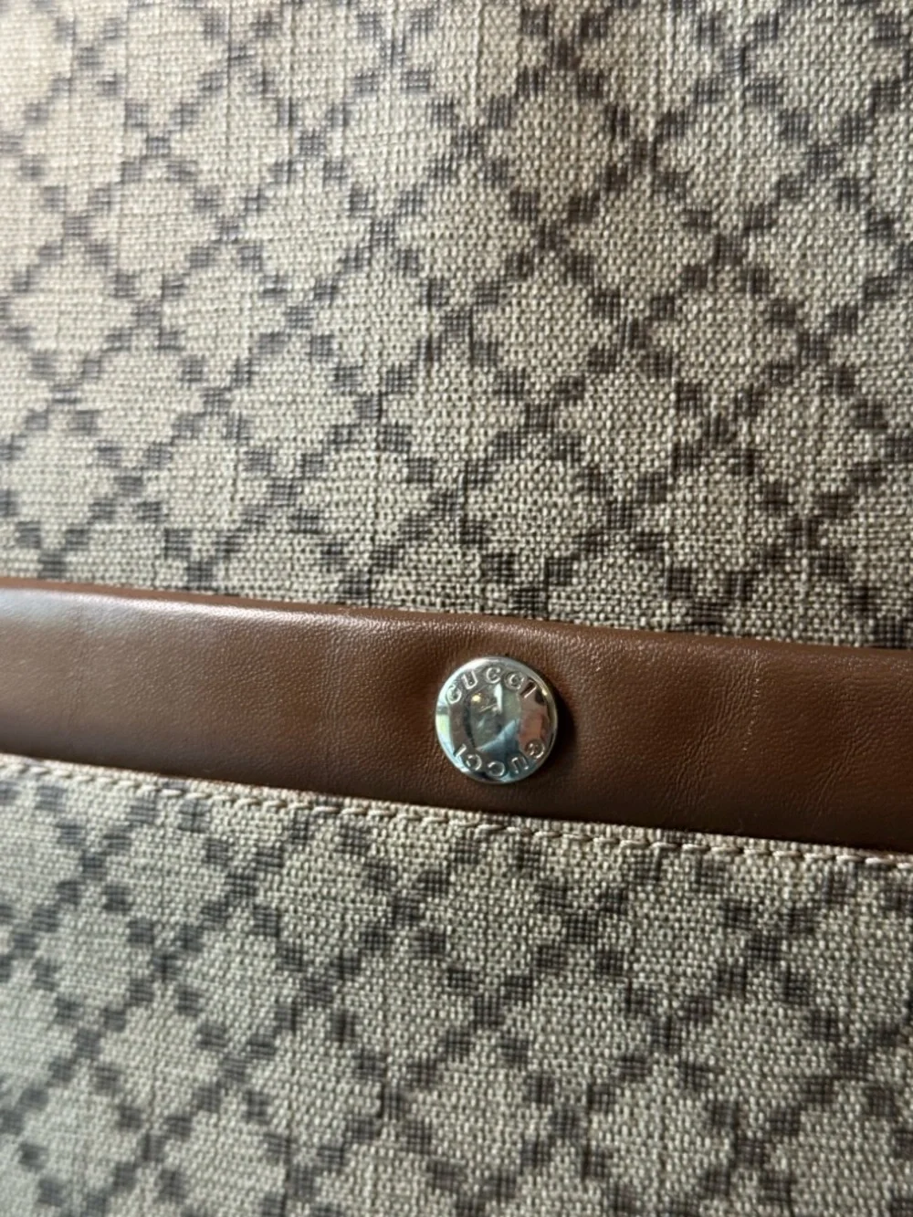GUCCI Diamante Coated Canvas Messenger Bag - Picture 3 of 16